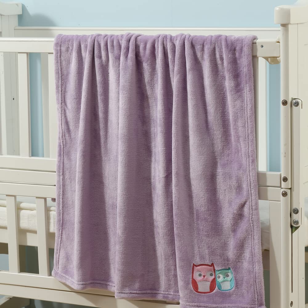 CREVENT 30"X40" Cute Silky Plush Baby Blanket for Girls Infants Toddlers Newborns Crib Cot Stroller, Giftable Suitable for Summer Spring - Pink Elephant - Image 6